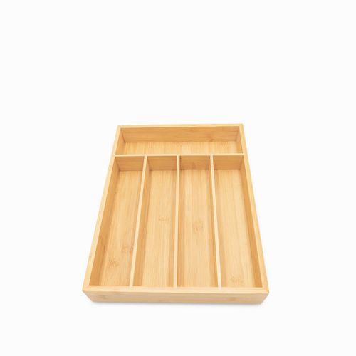 Organizador de cubiertos bambu 34.5x25.5cm