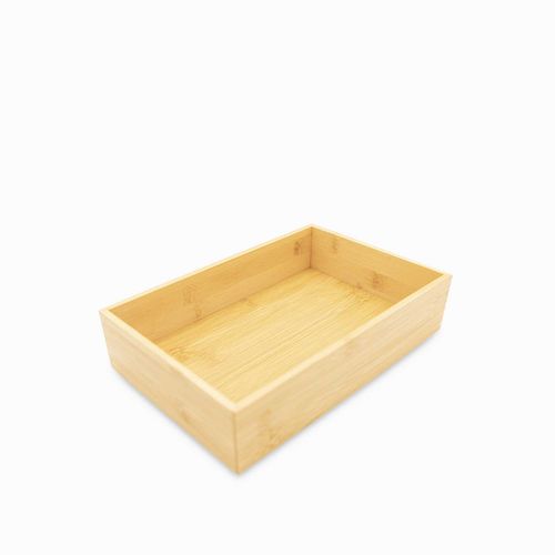 Caja organizadora en bambu 22.9x7.6x5.1cm