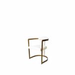 Silla-Arco-dorado-en-lino-beige