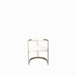 Silla-Arco-dorado-en-lino-beige