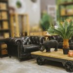 Sillon-cuero-capitoneado-negro