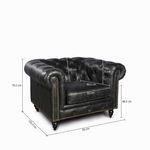 Sillon-cuero-capitoneado-negro