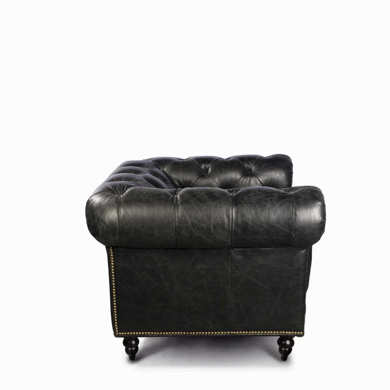 Sillon-cuero-capitoneado-negro