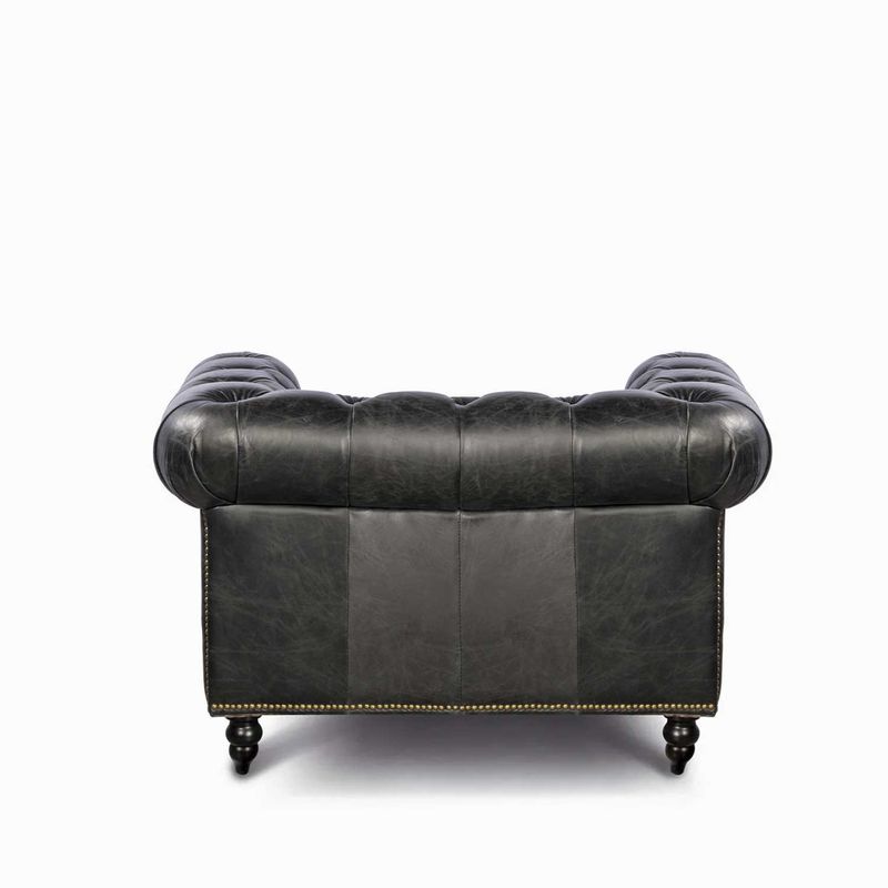 Sillon-cuero-capitoneado-negro