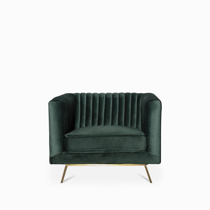 Poltrona-Rayas-Velvet-Verde