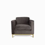 Poltrona-Sorensen-en-velvet-gris