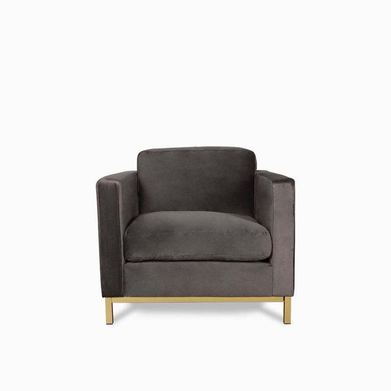 Poltrona-Sorensen-en-velvet-gris