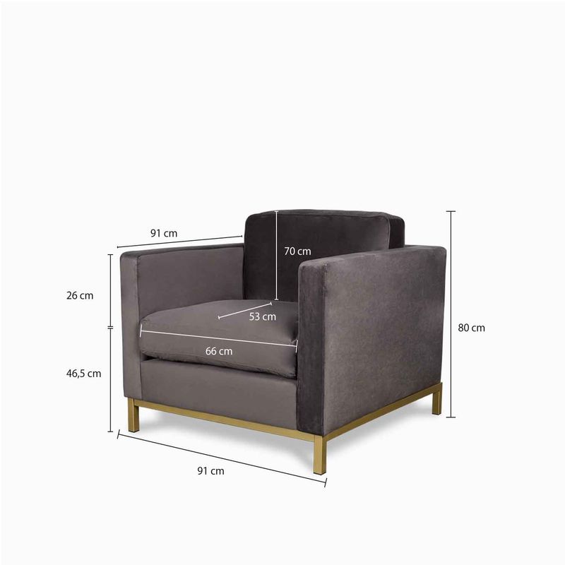 Poltrona-Sorensen-en-velvet-gris