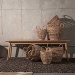 Canasta-en-jacinto-de-agua-y-ratan-m-29x29x29cm
