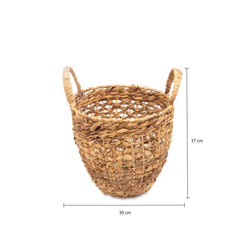 Canasta-en-jacinto-de-agua-y-ratan-m-29x29x29cm