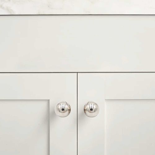 Pomo esfera plateado setx2