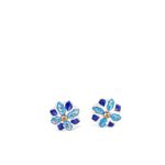 Pomo-hojas-azules-set-x-2