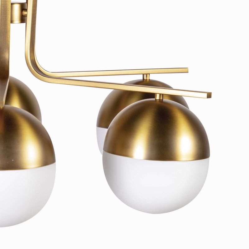 Lampara-Estrella-6-globos-Brass