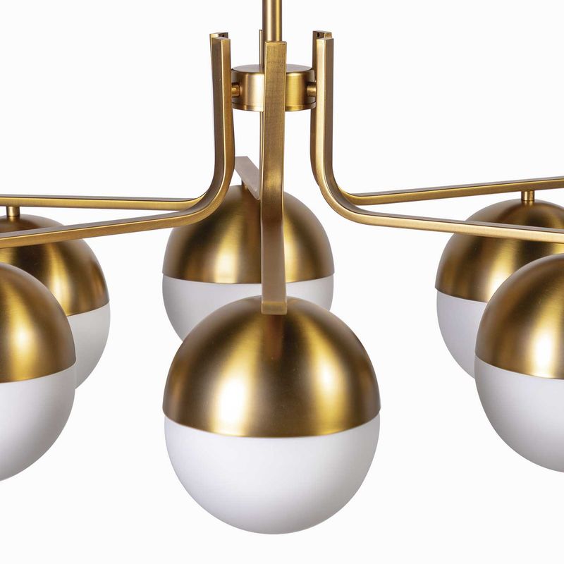 Lampara-Estrella-6-globos-Brass