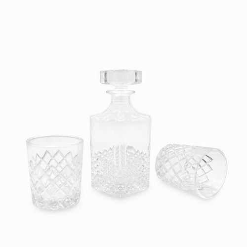 Licorera y vasos para licor lago setx3
