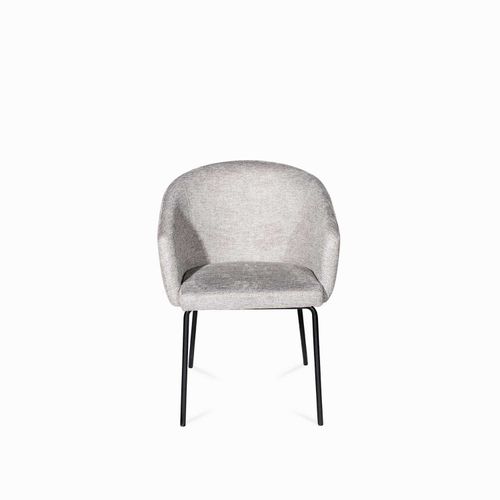 Silla de comedor Doha gris claro 84x49x57