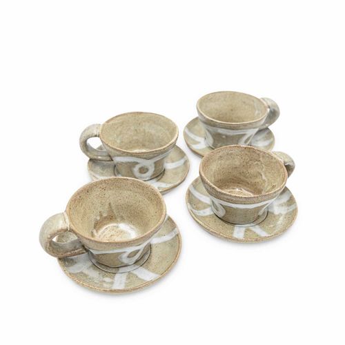 Pocillo y plato Caona setx4