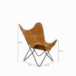 Silla-Mariposa--en-hierro-y-cuero-cafe