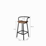 Silla-para-bar-con-espalda-en-hierro-y-cuero