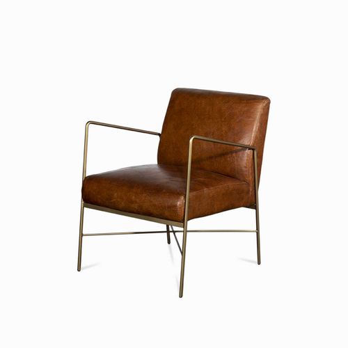Silla Iron Cuero Miel