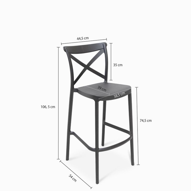 Silla-X-negra-bar-en-plastico