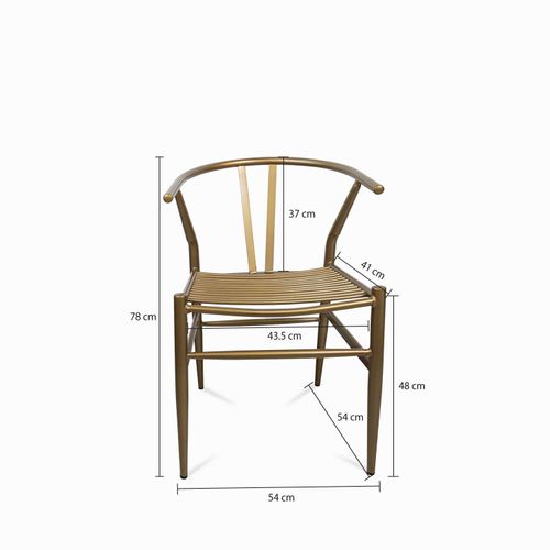 Estructura de la silla Luna Brass