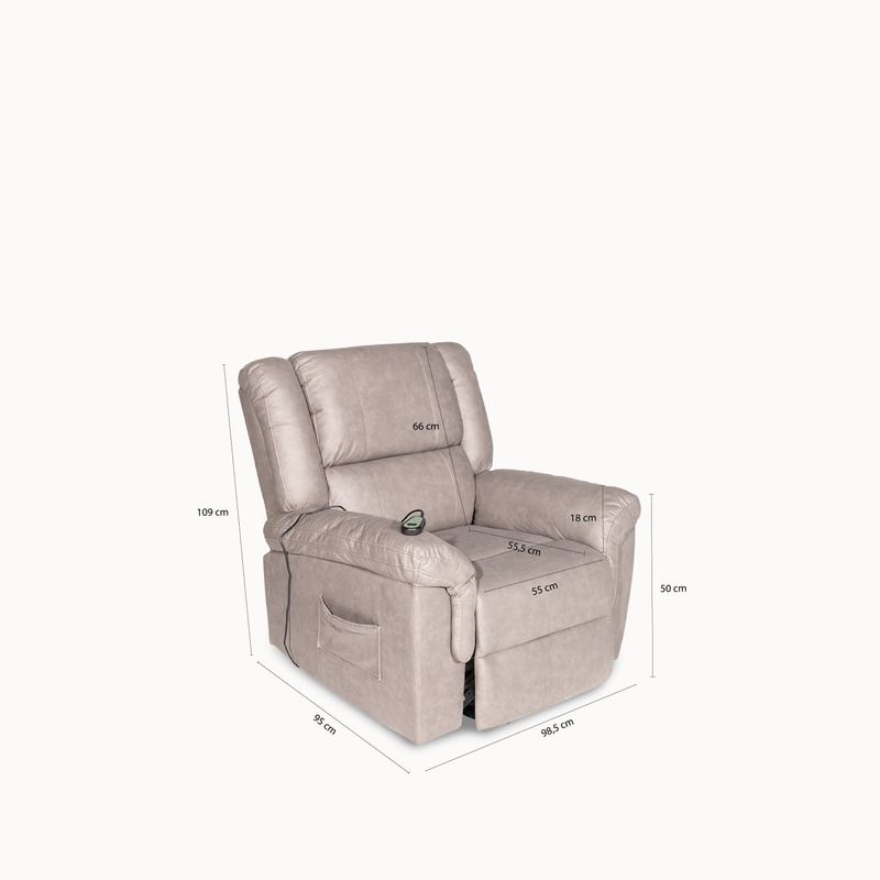 Reclinable-electrico-Axel-1-puesto-gris