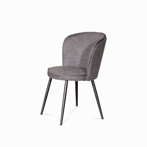 Silla de comedor Jenna gris oscuro 84x58x59