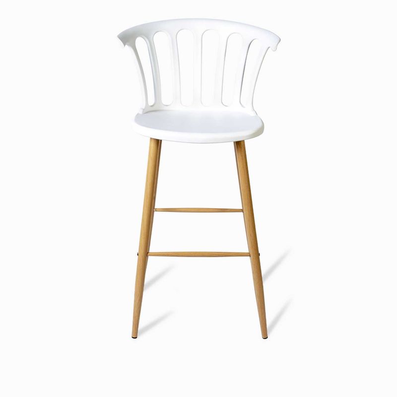 Silla-bar-rail-redonda-blanca