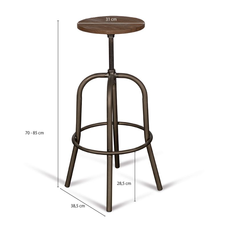 Silla-bar-Vintage-Gun
