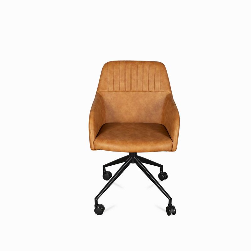 Silla-Ellis-escritorio-con-ruedas-miel