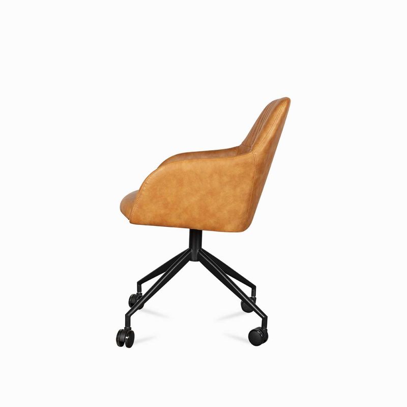Silla-Ellis-escritorio-con-ruedas-miel
