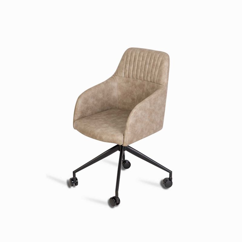 Silla-Ellis-escritorio-con-ruedas-gris