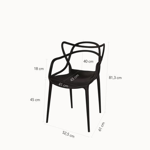 Silla York negra
