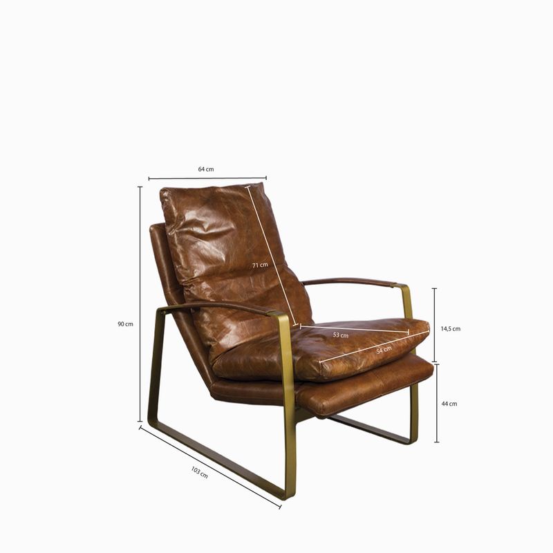 Silla-rayo-metal-miel