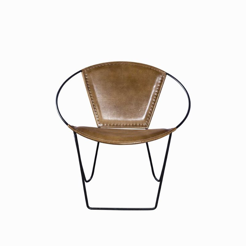 Silla-redonda-en-hierro-y-cuero