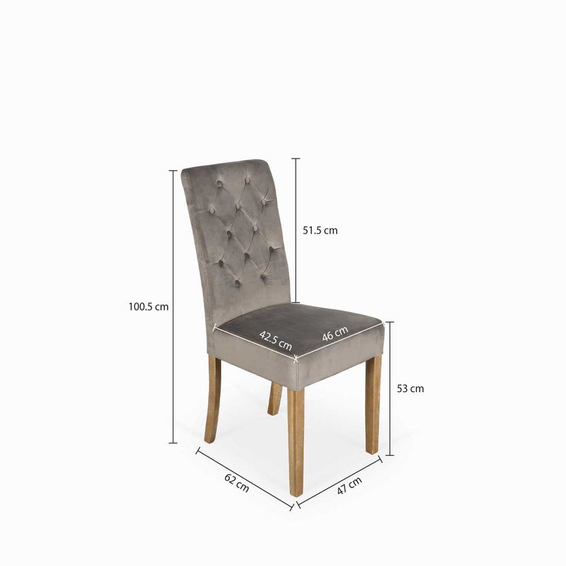 Silla-de-comedor-con-espaldar-alto-capitoneado-velvet-gris