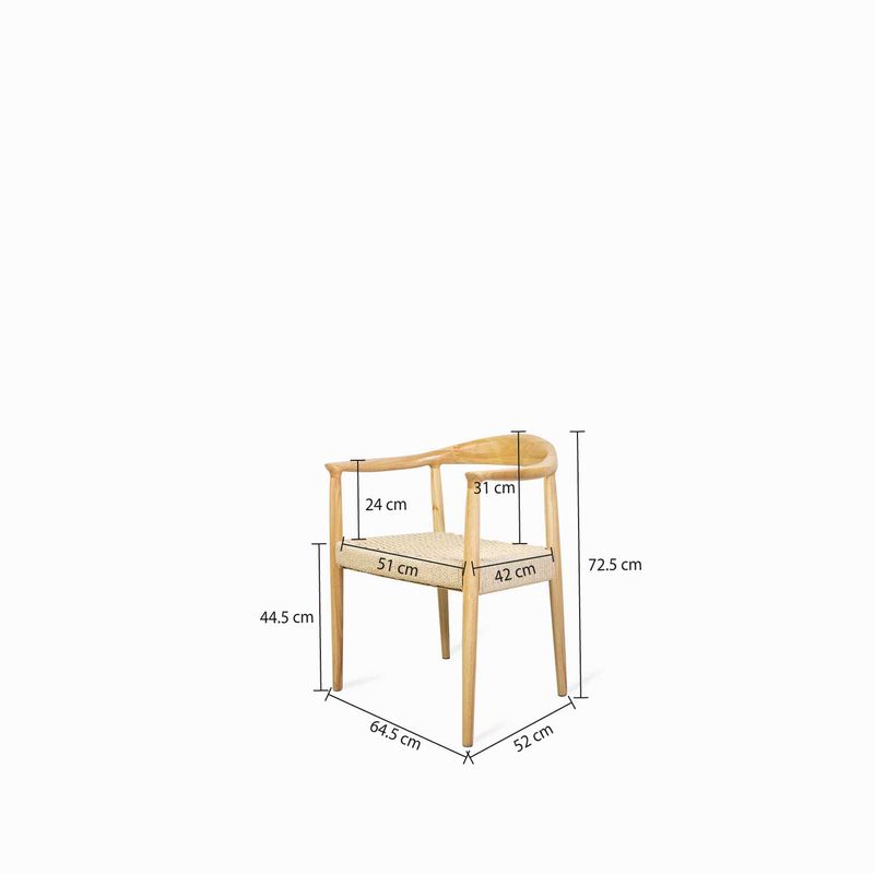 Silla-arco-madera-de-caucho-color-madera