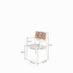 Silla-brazos-blanca-con-espaldar-cuerdas-cafe