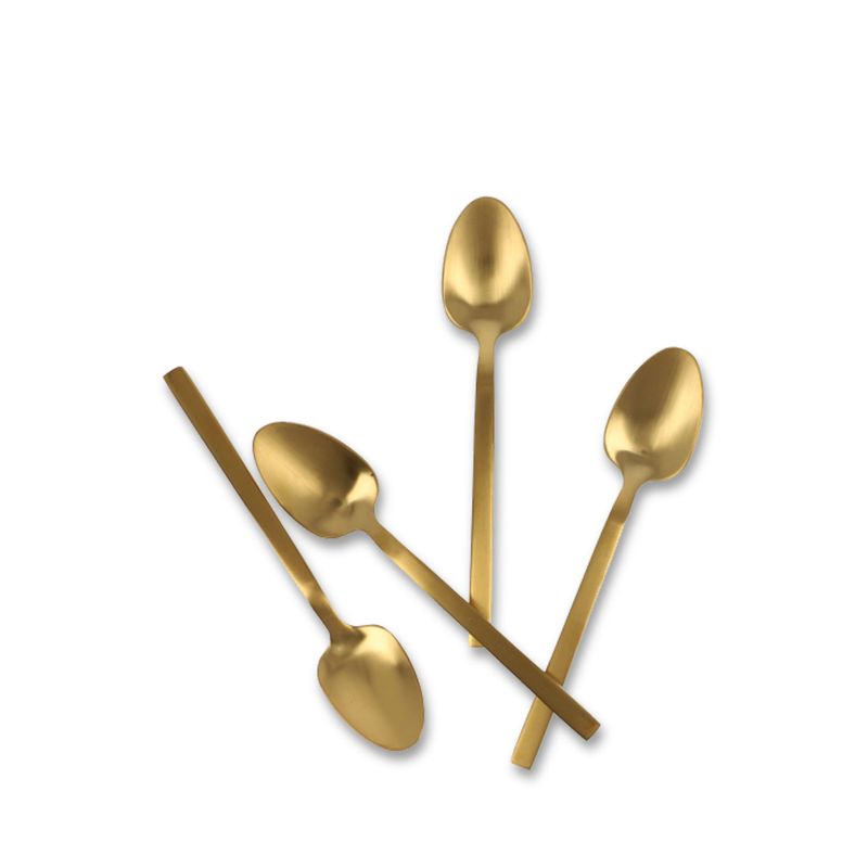 Cucharas-postre-dorado-mate-set-x-4