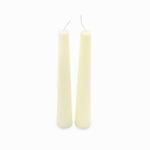 Velas-Tower-ivory-23cm-set-x2