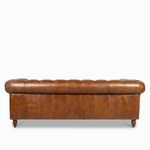 Sofa-Cuero-3-puestos-Capitoneado-miel