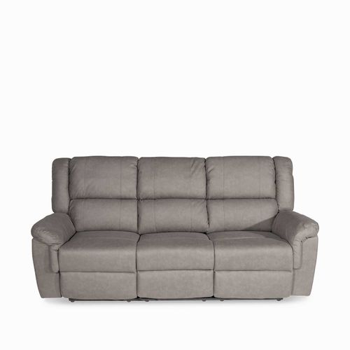 Reclinable eléctrico Axel 3 puestos gris