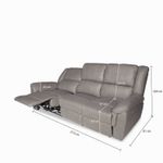 Reclinable-electrico-Axel-3-puestos-gris