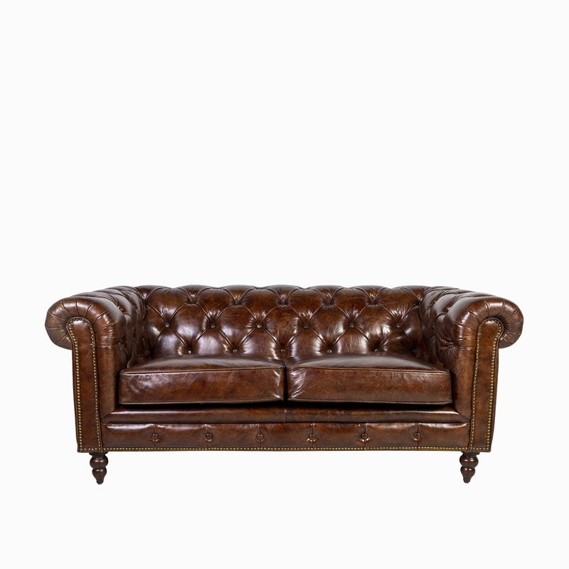 Sofa-Cuero-2-puestos-capitoneado