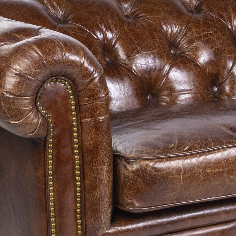 Sofa-Cuero-2-puestos-capitoneado