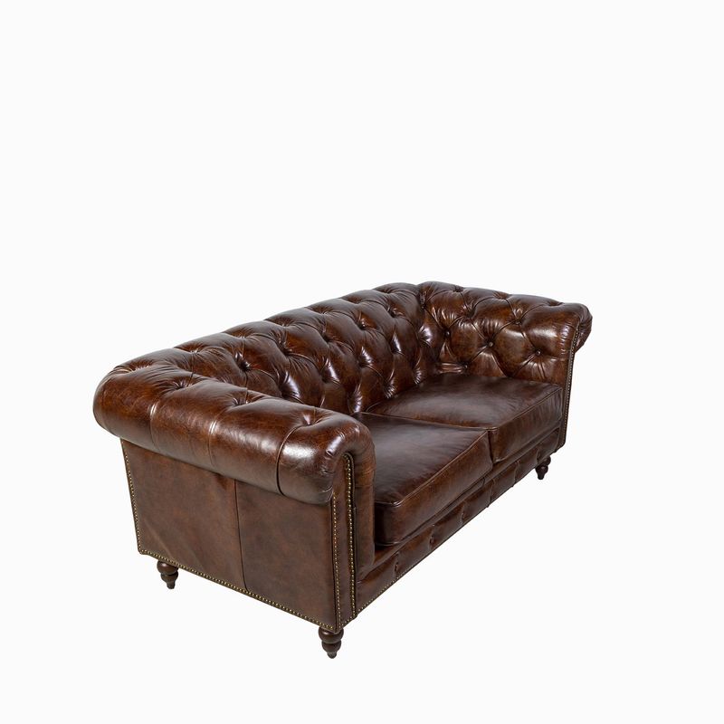 Sofa-Cuero-2-puestos-capitoneado