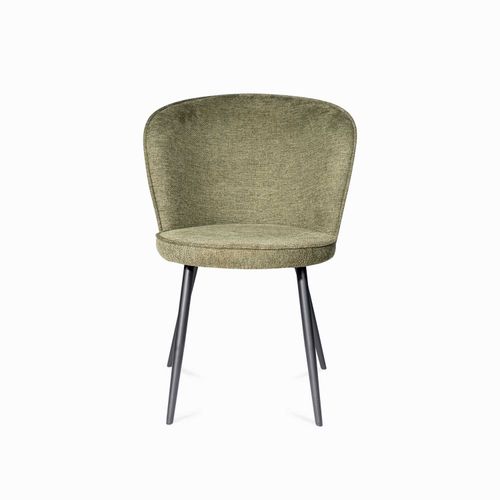 Silla de comedor Jenna verde oliva 84x58x59