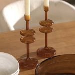 Candelabro-Akri-ambar-grande