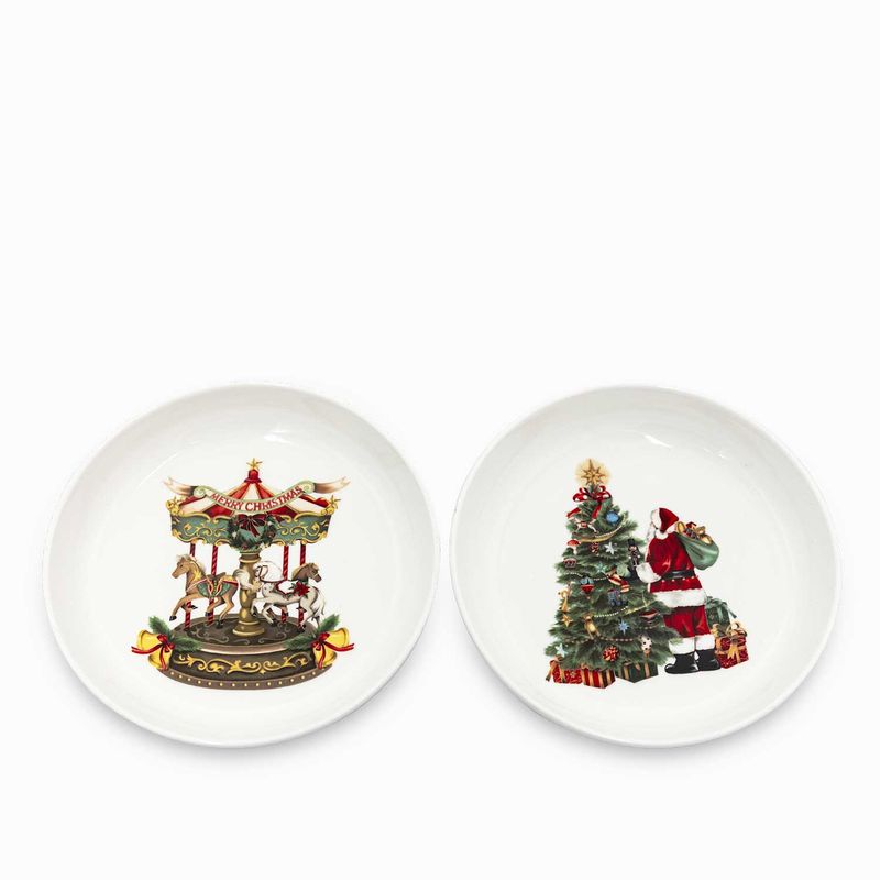 Plato-noche-buena-snow-16cm-setx2
